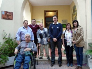 Visita de los representantes del PSOE a nuestra sede Visita de los representantes del PSOE a nuestra sede