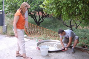 Los alumnos de la escuela de inglés de nuestra asociación organizan una paella gigante