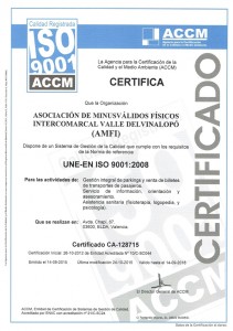 Certificado ISO 2015-2018 Renovado