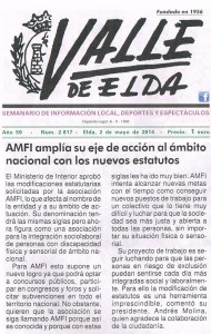 Valle de Elda 2 de mayo de 2014 AMFI amplía su eje de acción al ámbito nacional con los nuevos estatutos
