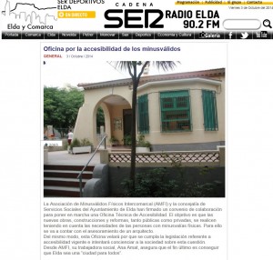 radioelda.com 3 de octubre de 2014 Oficina por la accesibilidad de los minusválidos