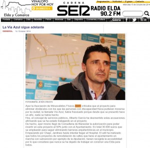 radioelda.com 14 de octubre de 2014 La Vía Azul sigue adelante