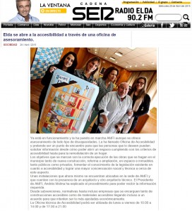 radioelda.com 29 de abril de 2015 Elda se abre a la accesibilidad a través de una oficina de asesoramiento.