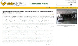 vivirdigital.com 28 de agosto de 2015 AMFI impulsa el parking de la Gran Avenida tras lograr 170 nuevos usuarios y 37 plazas vendidas en dos meses