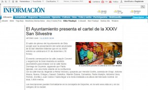 diarioinformacion.com 11 de diciembre de 2015 El Ayuntamiento presenta el cartel de la XXXV San Silvestre