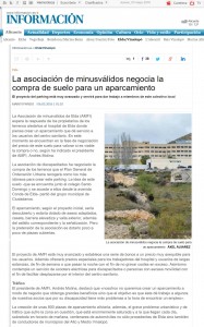 diarioinformacion.com 6 de mayo de 2016 La asociación de minusválidos negocia la compra de suelo para un aparcamiento