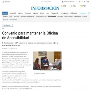 Convenio para mantener la Oficina de Accesibilidad