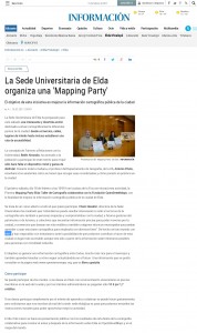 La Sede Universitaria de Elda organiza una 'Mapping Party'