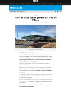 AMFI se hace con la gestión del AVE de Villena