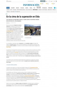 En la cima de la superación en Elda