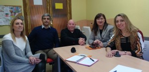 VISITA DE LA UNIDAD DE TRANSFERENCIA DE CONOCIMIENTO DE LA UA - Universitat d'Alacant / Universidad de Alicante A Amfi Integración DE ELDA PARA ESTUDIAR POSIBLES PROYECTOS DE INVESTIGACIÓN APLICADA PARA ESTE COLECTIVO