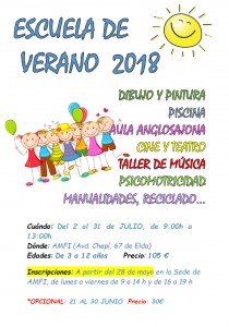 Escuela de verano 2018 AMFI